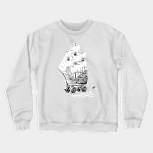 rolschaatsschip Crewneck Sweatshirt